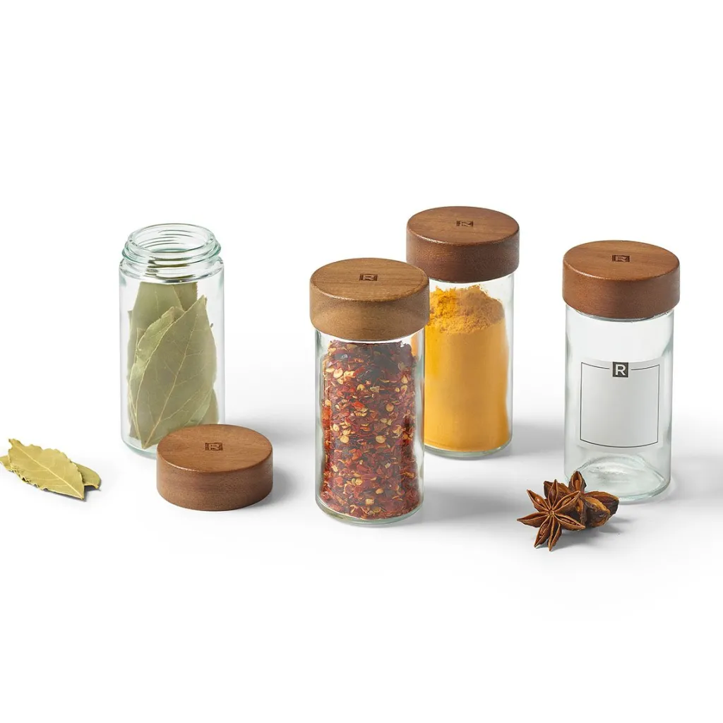 Ricardo Cuisine Lunch And Food Storage-RICARDO Spice Jars, Set of 4